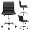 LACOO Faux Leather Mid Back Task Chair Swivel Office Desk Chair - 4 of 4