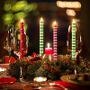 6 Pcs Christmas Flameless Taper Candles 10.6 Inch Candles Battery Operated LED Christmas Candlesticks - 4 of 4