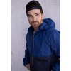 Rokka&Rolla Men's Full Zip Rain Jacket Packable Light Windbreaker - 3 of 4
