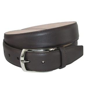 CrookhornDavis Men's Borgo Boxcalf Dress Belt with Solid Brass Buckle - 1 of 4