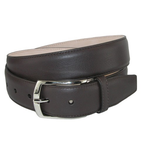 CrookhornDavis Men's Borgo Boxcalf Dress Belt with Solid Brass Buckle - image 1 of 4