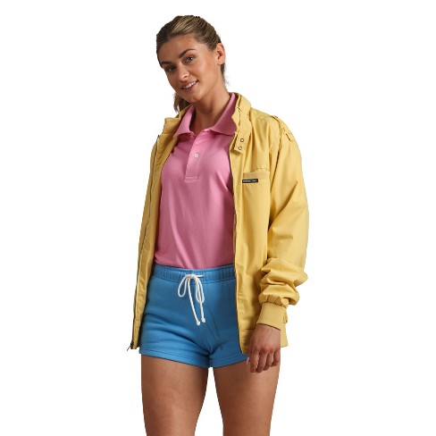 Members Only Women's Original Iconic Racer Jacket (Men's Cut) - Small, Soft  Yellow