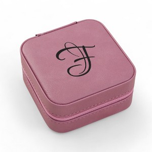 Personalization Mall Personalized Pink Leatherette Jewelry Case - 1 of 1