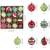 COZONY 16-Piece Shatterproof Christmas Ball Ornaments with Lanyard - 3 of 4