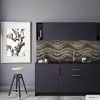 Tempaper & Co.® Travertine Removable Peel and Stick Wallpaper, Black and Gold, 28 sq ft: Contemporary Vinyl, Self-Adhesive, Wave Pattern - 3 of 4