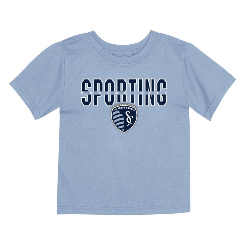 MLS Sporting Kansas City Toddler Boys&#39; 2pk T-Shirt, 3 of 4