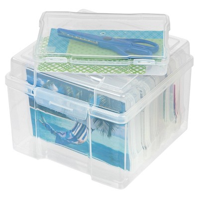IRIS 5"x7" Photo Storage Organizer Clear