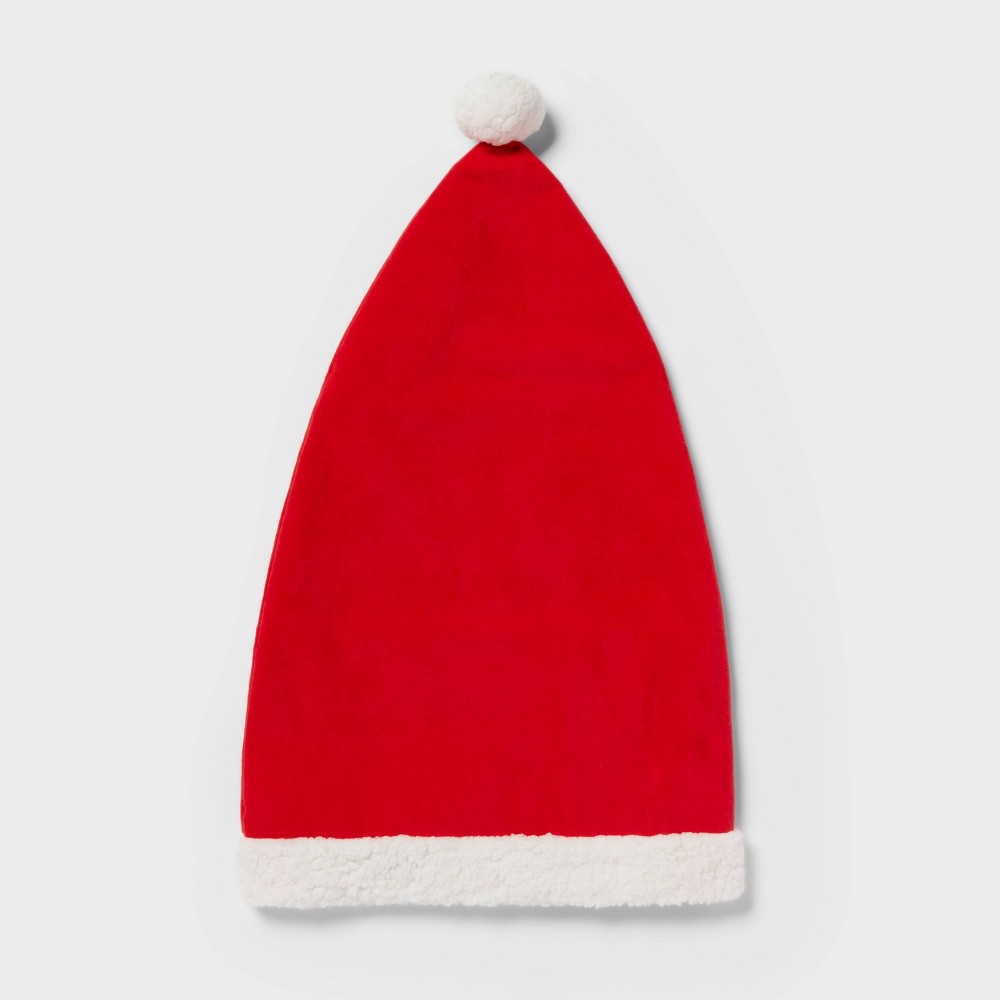 Crinkle Santa Hat Bag Cat Plush Toy - Wondershop™