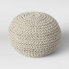 Cloverly Chunky Knit Pouf - Threshold™ - image 3 of 4