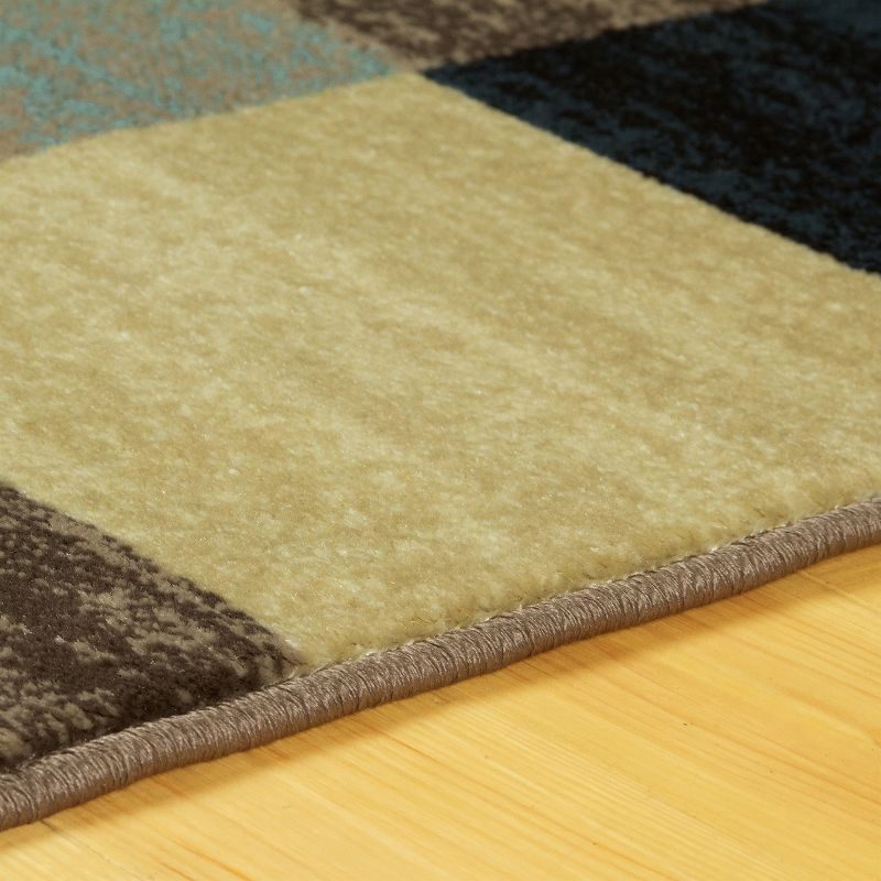 Contemporary Tile Modern Indoor Area Rug or Runner by Blue Nile Mills, 3 of 6