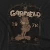 Garfield Est 1978 Adult T-Shirt Black - 2 of 4