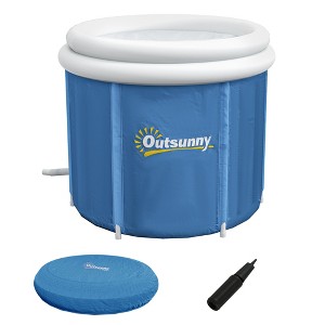 Portable Ice Bath Tub, Outdoor Cold Plunge Tub with Thermo Lid, Cover and Carry Bag, for Athletes Recovery and Cold Water Therapy - 1 of 4