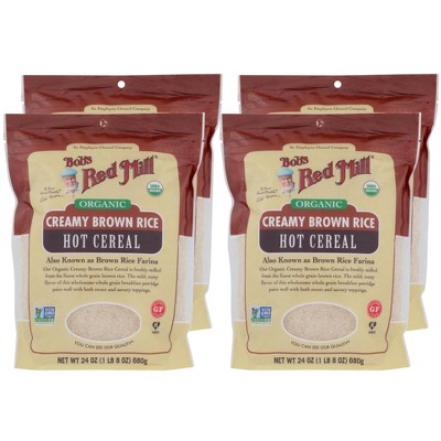 Bob S Red Mill Organic Creamy Brown Rice Hot Cereal Case Of Oz