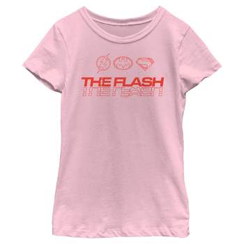 Girl's The Flash Heroes Classic Emblems T-Shirt