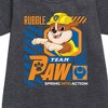 - Paw Patrol - Team Paw Rubble Graphic Short Sleeve Fleece Dress - 2 of 4