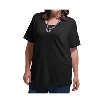 Women's Cotton Short Sleeve Tee - Plus - On The Plus Side