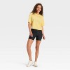 Women's Boxy Cropped Short Sleeve Top - JoyLab™ - 3 of 3