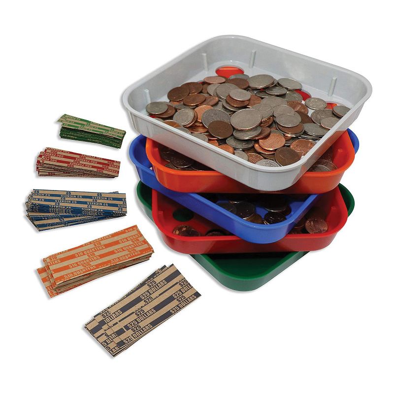 Nadex Coins™ Quick-Sort 5 Coin Sorting Trays with 110 Coin Wrappers, 3 of 7