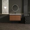 Floating Bathroom Vanity With Ceramics Countertop Sink, Wall Mounted 2 Doors Bathroom Storage Cabinet Set - 2 of 4