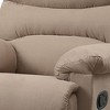 35" Arcadia Active Sitting Chair Light Brown Microfiber: Recliner, Easy Reach Handle - Acme Furniture - 3 of 4