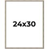 PosterPalooza | Classic Modern Silver Picture Frame - UV Acrylic, Foam Board Backing, Hanging Hardware - 2 of 4