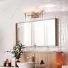 LNC Trend Gold and White Fabric Transitonal Wall Lights,1 Light/2 Light/ 3 Light/4 Light - 4 of 4