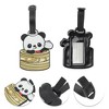 Unique Bargains Animal Luggage Tag Black White 1 Pc - 3 of 4