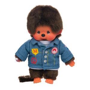 Monchhichi Boy in a DENIM Jacket Plush - 1 of 4