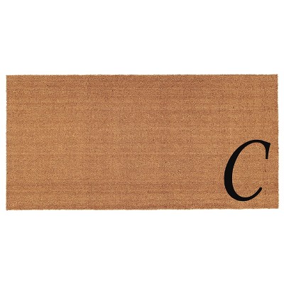 Calloway Mills 153623672C Urban Chic Monogram Doormat 3 ft. x 6 ft. (Letter C)