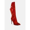 Forbidden Stud Stiletto Calf Boots Women - 3 of 4