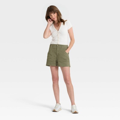 Women's High-Rise Cargo Shorts - Universal Thread' - image 3