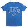 NFL Detroit Lions Toddler Boys' Gray 2pk T-Shirt - 3 of 3