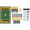 MasterPieces Officially licensed NFL Pittsburgh Steelers Checkers Board Game for Families and Kids ages 6 and Up - 3 of 4