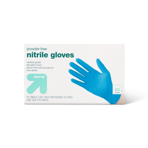 SwiftGrip Disposable Nitrile Exam Gloves, 3-mil, Blue, Nitrile Gloves  Disposable Latex Free, Medical Gloves, Cleaning Gloves, Food-Safe Rubber  Gloves