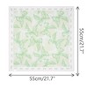 INSPIRE CHIC Women's Bowknot Printed Blended Cotton Small Square Gauze Scarves 1Pc - 3 of 4