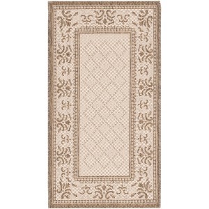 Courtyard CY2098 UV & Stain Resistant Non-Shedding Power Loomed Indoor/Outdoor Rugs - Safavieh - 1 of 4