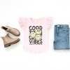 The Juniper Shop SmileyWorld Good Times Great Vibes  Flutter Sleeve Tee - 2 of 4