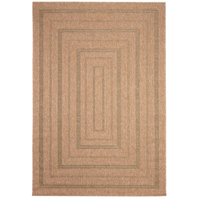 Flash Furniture Ventana Collection Southwest 2x3 Turquoise Area Rug -  Olefin Rug with Jute Backing - Hallway, Entryway, Bedroom, Living Room