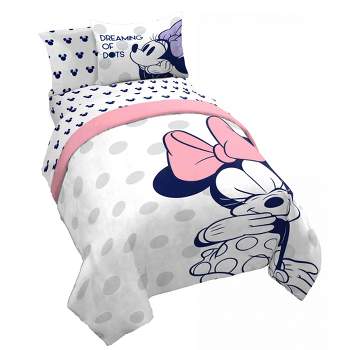 Saturday Park Disney Minnie Mouse Dreaming of Dots 100% Organic Cotton Bed Set