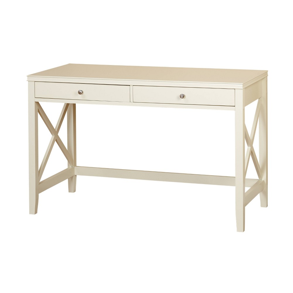 Photos - Office Desk Anderson X Desk - Antique White - Buylateral