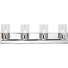 Progress Lighting Goodwin 4-Light Vanity Light, Polished Chrome, Clear Glass Shades - 4 of 4