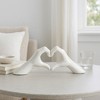 Decorative Heart Hands - Coffee Table, Bathroom, or Office Accent - Sentimental Accent Statue Perfect for Shelf or Living Room Decor - 3 of 4