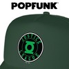 Justice League Green Lantern Athletic Logo Foam Trucker Cap Hunter Green - 4 of 4