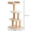 Two by Two Albany - Beige Scratching Post Cat Furniture - 44.1 in. Tall - 4 of 4