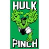 Juniors Womens Marvel St. Patrick's Day Pinching Hulk T-Shirt - 2 of 4