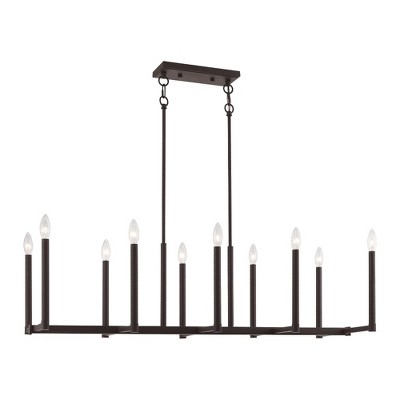Livex Lighting Alpine 10 - Light Chandelier in  Bronze