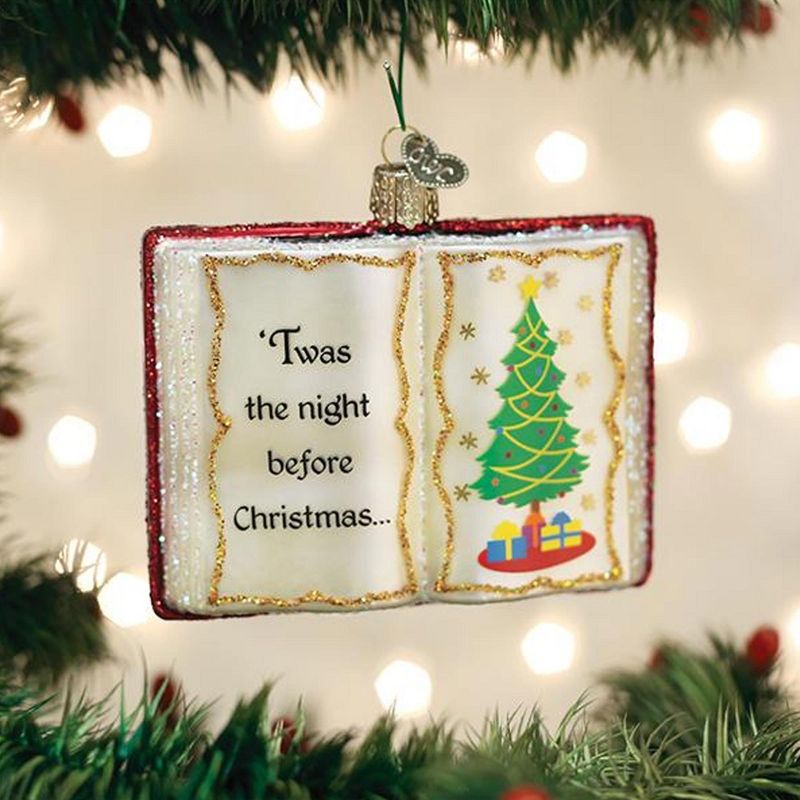 Old World Christmas The Night Before Christmas  -  One Glass Ornament 3.0 Inches -  Classic Children  -  32381  -  Glass  -  Multicolored, 3 of 4