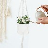 Unique Bargains Macrame Plant Hanger Woven Cotton Indoor Outdoor Decorative - 3 of 4