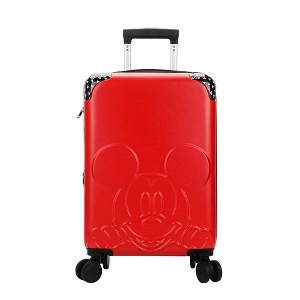Disney Mickey Mouse Red 20" Adult Hardside Rolling Luggage - 1 of 4