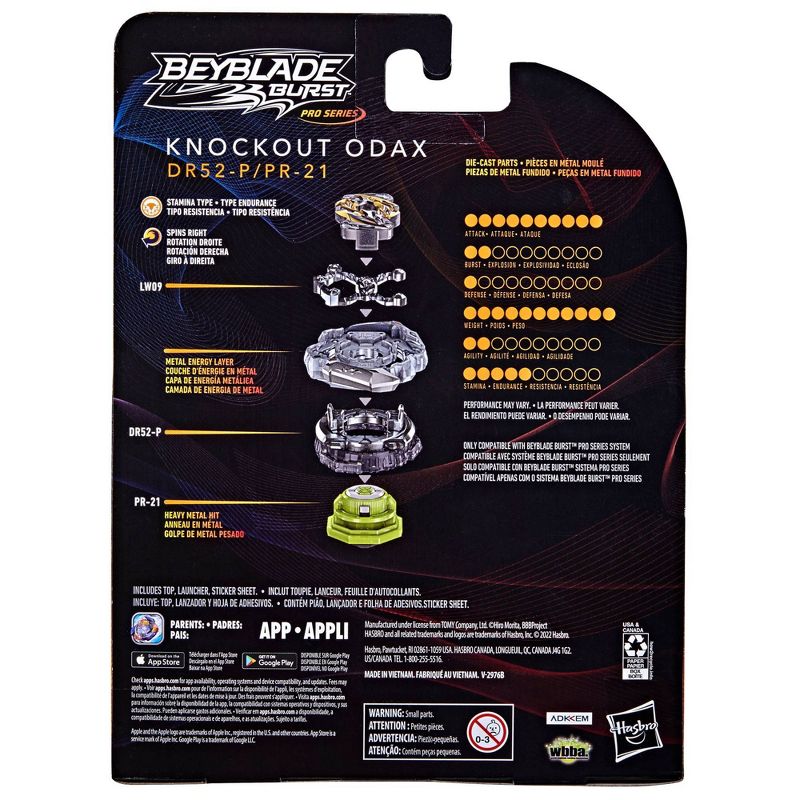 Beyblade Burst Pro Series Knockout Odax, 5 of 6